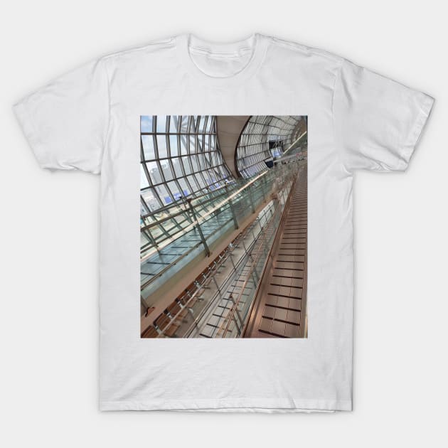 Amsterdam Airport Schiphol, Netherlands T-Shirt by JonDelorme